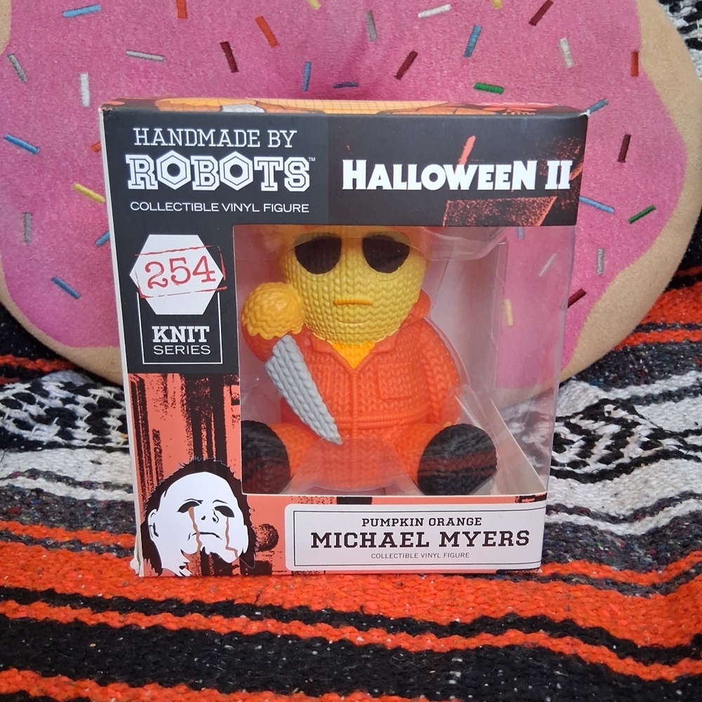 Handmade by Robots Michael Myers Vinyl Figure - Pumpkin Orange